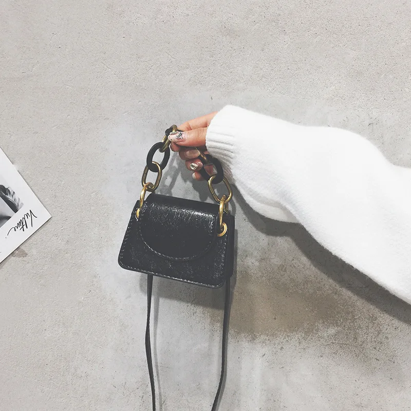 

Crossbody Bags for Women Thick Chain Design Shoulder Messenger Bag Lady Mini Tote Lipstick Fashion Handbags Female Brand Luxury