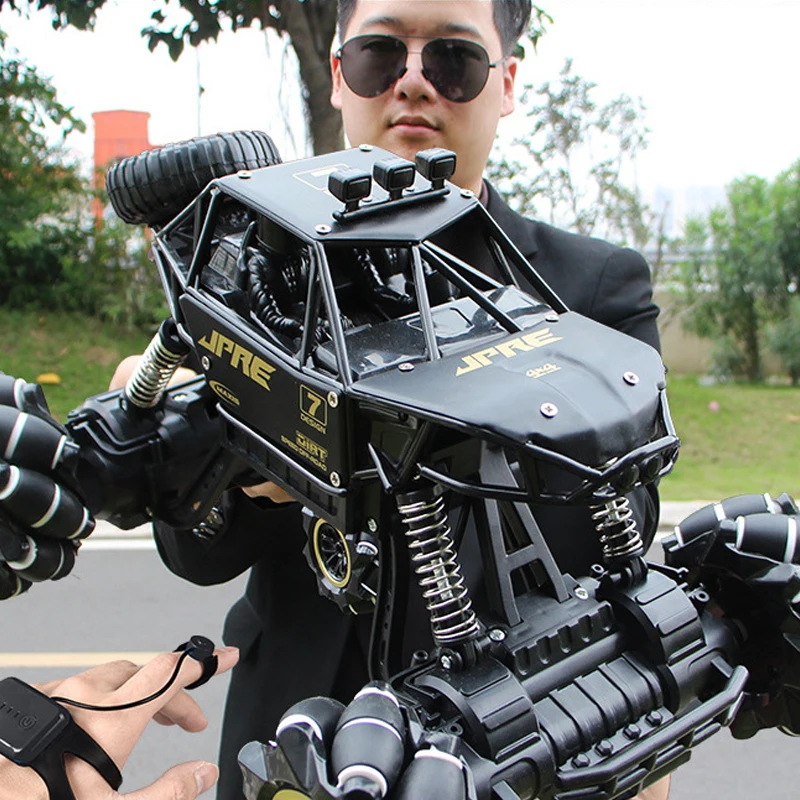 

New 1:16 RC Car 4WD Bigfoot Car Large Off-road Vehicle Speed Climbing Gesture Control Car Vehicle Toy Twist-Desert Drift Gifts