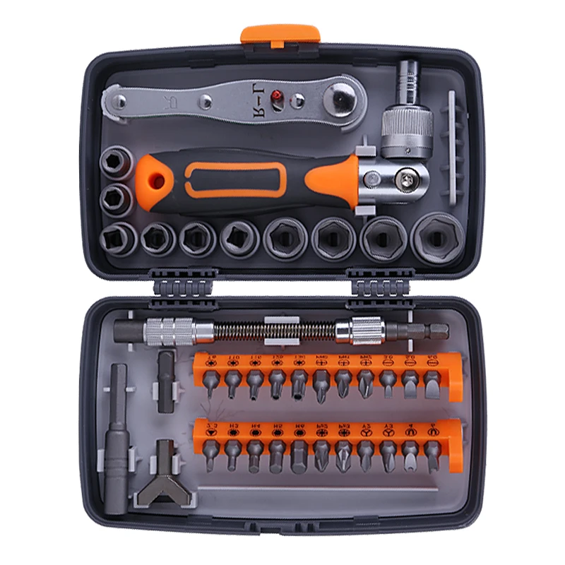

38 In 1 Ratchet Screwdriver Set Professional Socket Wrench Ratchets Screwdriver Kit For Auto Device Home Appliance Repair Tools