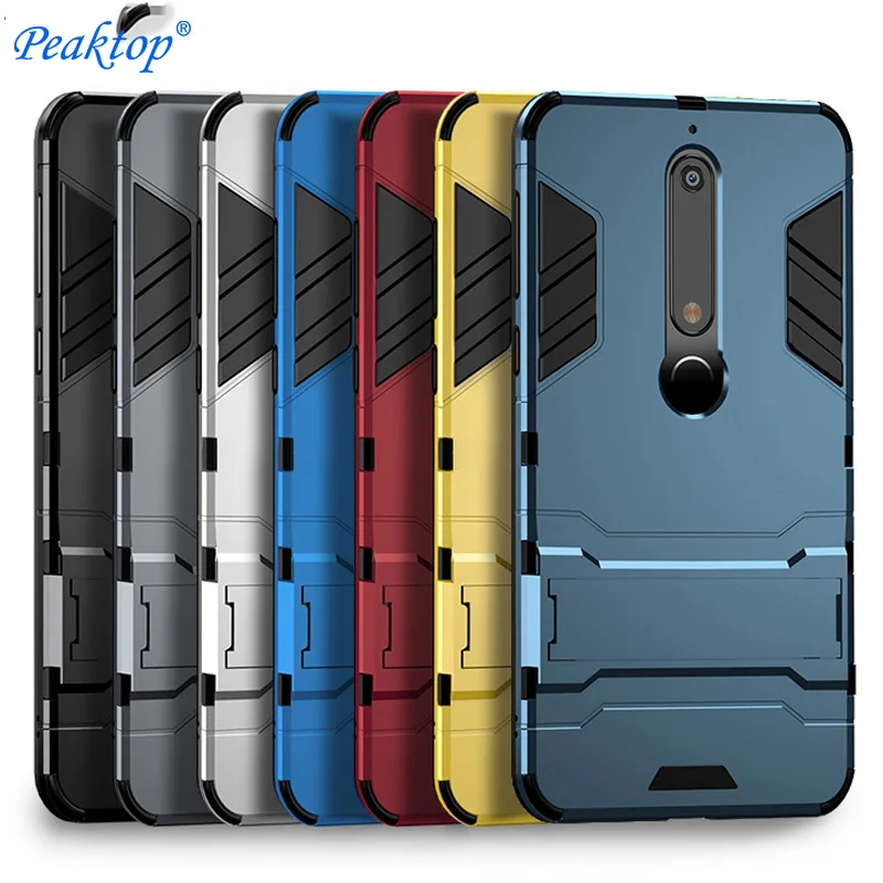 Peaktop чехол для Nokia 1 2 3 6 8 X5 X6 X7 7 Plus 5 2018 силиконовый резиновый армированный жесткий
