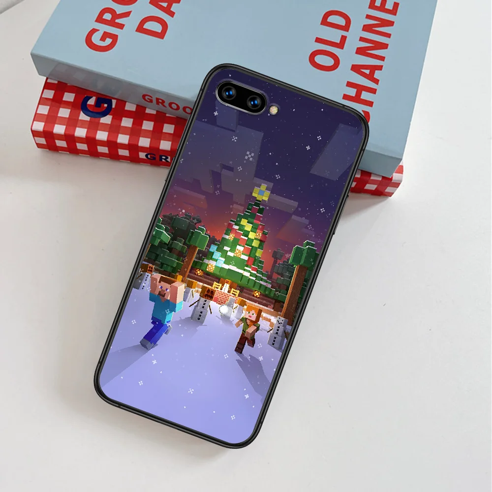 

Mini World Sandbox Game Phone Case For Huawei Honor 6A 7A 7C 8 8A 8X 9 9X 10 10i 20 Lite Pro Play black Back Soft Coque Silicone