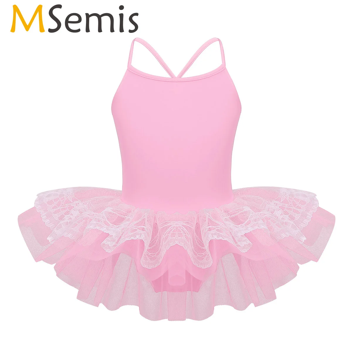 Детское профессиональное балетное платье MSemis для девочек кружевная балетная