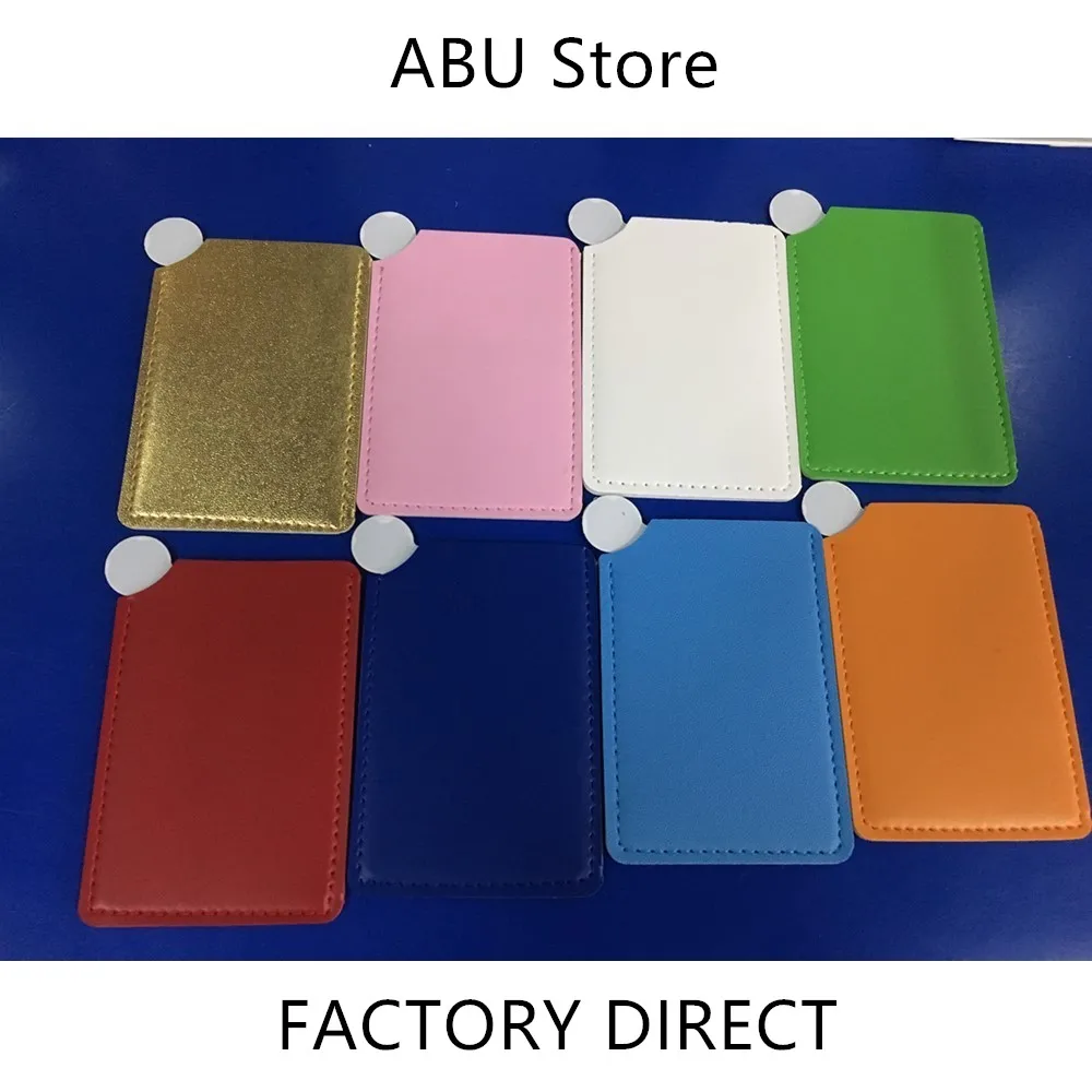 Индивидуальное зеркало для макияжа с логотипом клиента небьющееся маленькое из