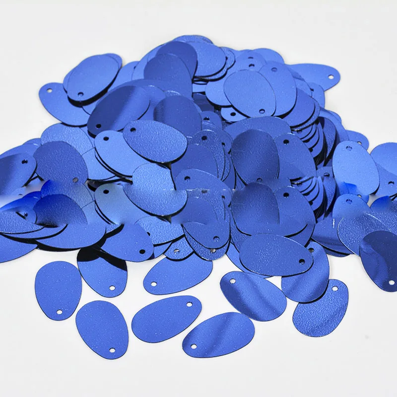 Овальные блёстки 12 × 20 мм из ПВХ бусины в форме яйца аксессуары для одежды бусы