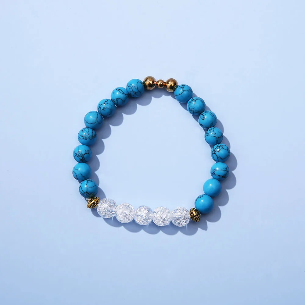 

Beaded Bracelets For Women Natural Tibetan Bracelet Boho Turquoise String Beads Bracelets Jewelry gift 2021New Festival Ornament