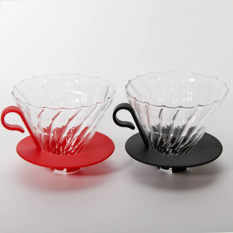 Кофе фильтр Стекло держатель капельного кофейные фильтры для многократного