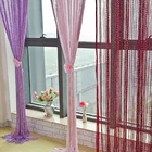 100x200 см блестящая веревка, дверная занавеска, кисточка, линия, хрустальные разделители, бисерная бахрома, оконная занавеска, разделитель, украшение для дома QBMY