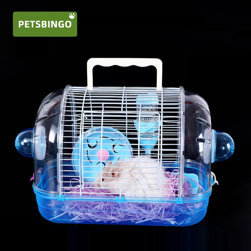 Клетка для домашних животных прозрачный домик хомяка портативная морская свинка
