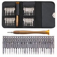 25in1 magnet glasses repair tool set wallet screwdrivers tool kits pouch eyewear accessories for laptop cell phone glasses watch