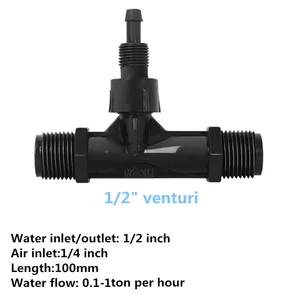 Инжектор PVDF Venturi, 12 дюйма, проектор озона, детали генератора озона
