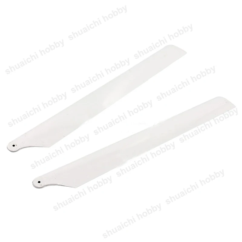 Par de recambios de paletas de fibra de carbono para helic&oacute;ptero teledirigido, longitud del ala del Rotor principal de 205mm, apertura de h&eacute;lice de 2mm, para T-REX, alineaci&oacute;n 250, 1 par-3