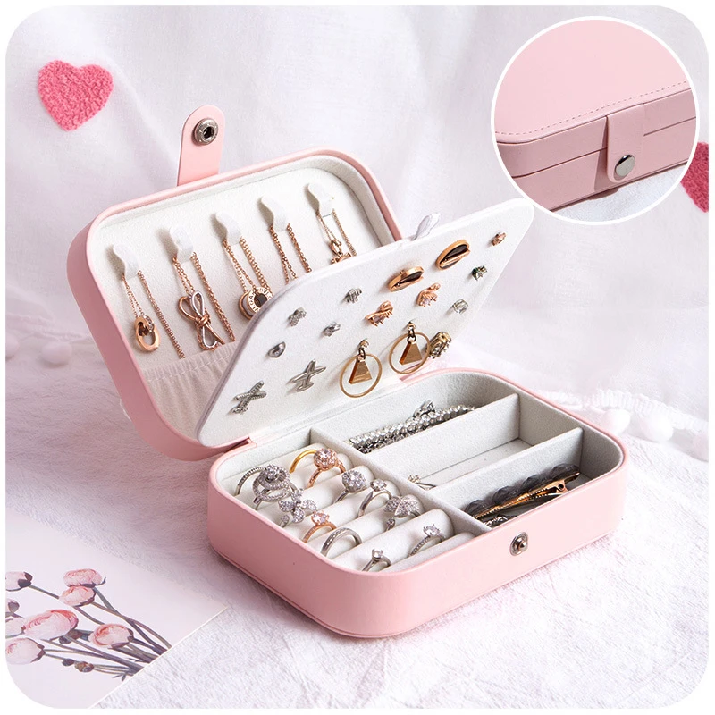 Модная многофункциональная коробка для хранения ювелирных изделий женские