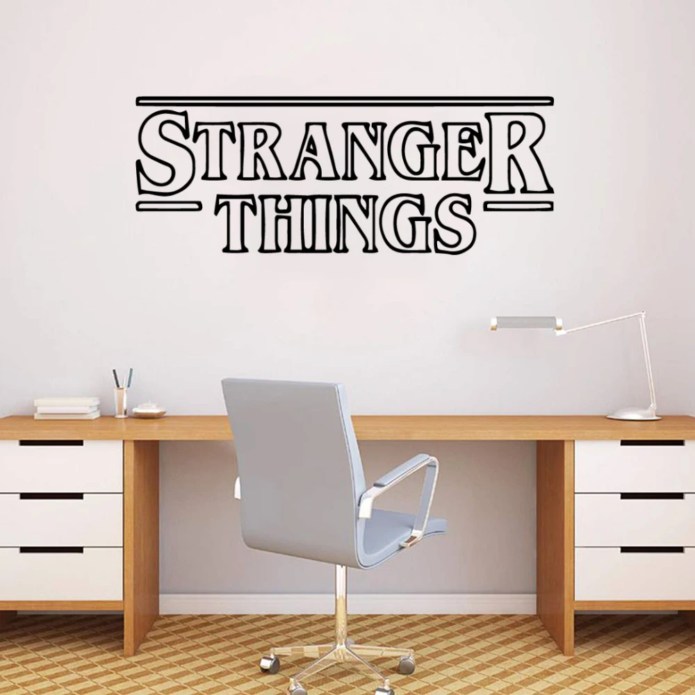 

Colorful Stranger Things Vinyl Wall Stickers Wallpaper For Kids Room Removable Wall Decals Decor Quote Poster Mural