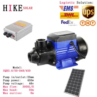 hike solar equipment 48v solar self prime pump with synchronous motor solar powered water pump model sqb3 050 d48450