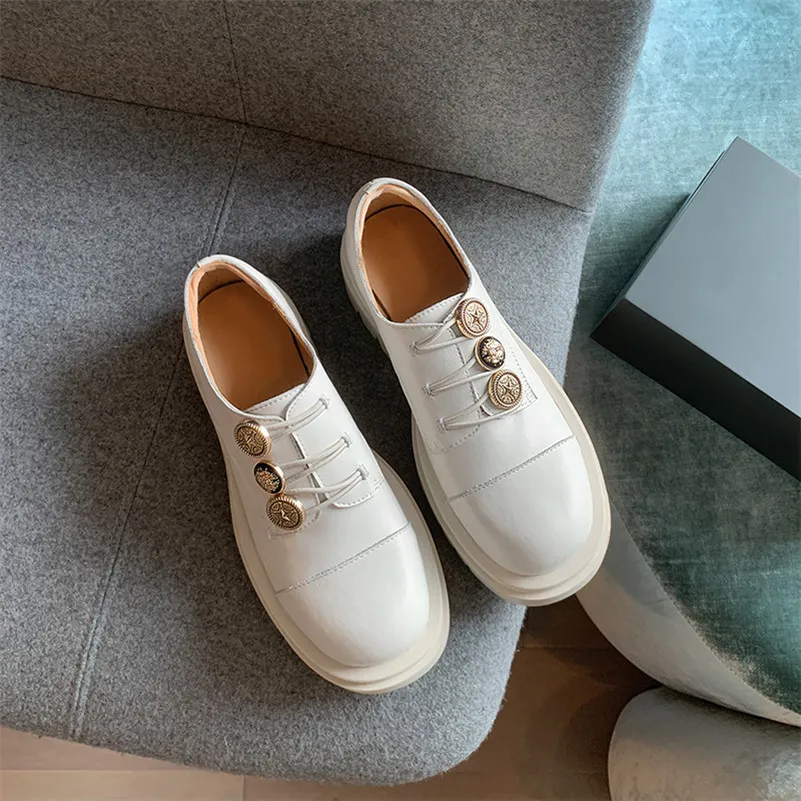 

Meotina Cow Split Leather Pumps Women Shoes Platform High Heels Round Toe Chunky Heel Ladies Footwear 2021 Spring White Size 43