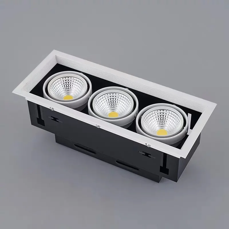 MR16 10W 20W 30W COB даунлайт с регулируемой яркостью теплый белый натуральный белый холодный белый утопленный светодиодный точечный потолочный светильник