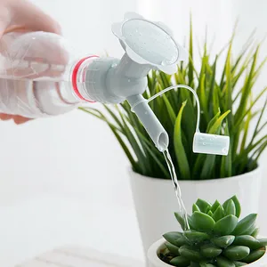 Garden Tools 2in1 Plastic Gardening Sprinkler 2 In 1 Nozzle For Flower Waterers Bottle Watering Cans Sprinkler Garden Sprinklers 10 item image