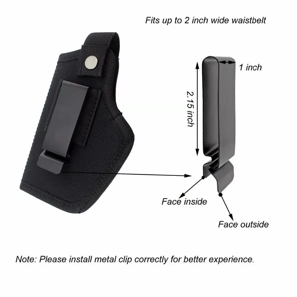 Тактический универсальный чехол для пистолета скрытый IWB OWB охоты Glock 17 Beretta M9 G2C