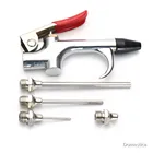 5 шт.компл. прочный воздушный компрессор, набор инструментов для разбрызгивания, надувная игла, набор аксессуаров для чистки