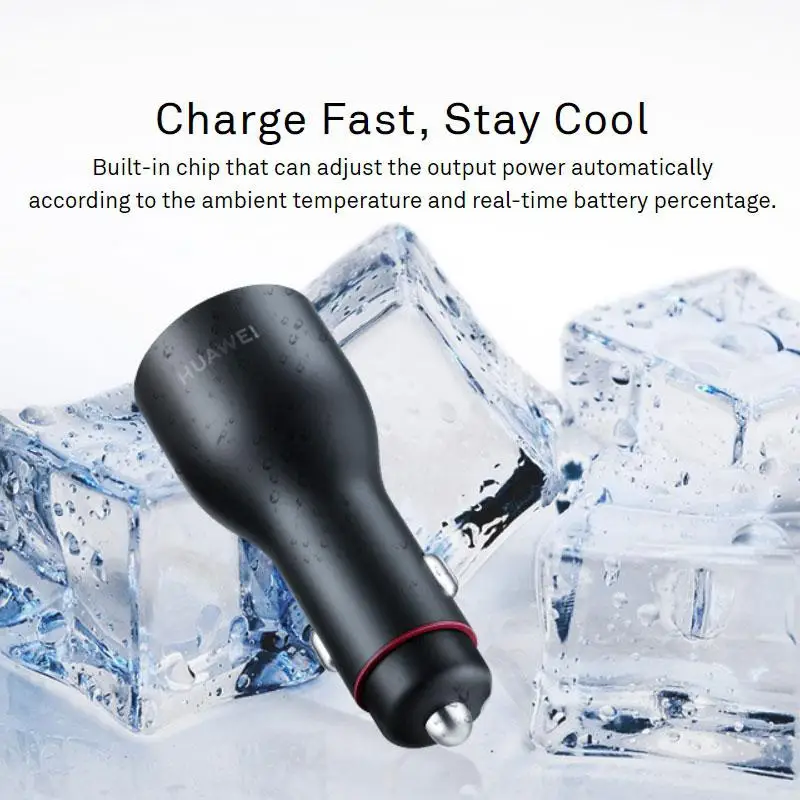 Оригинальное Супербыстрое зарядное устройство 40 Вт для HUAWEI автомобильное 10 в 4 а