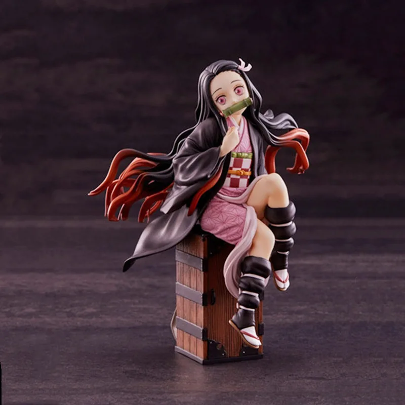 Демон убийца: Kimetsu no Yaiba милый Kamado Nezuko фигурку игрушки 1/8 ПВХ Коллекция аниме