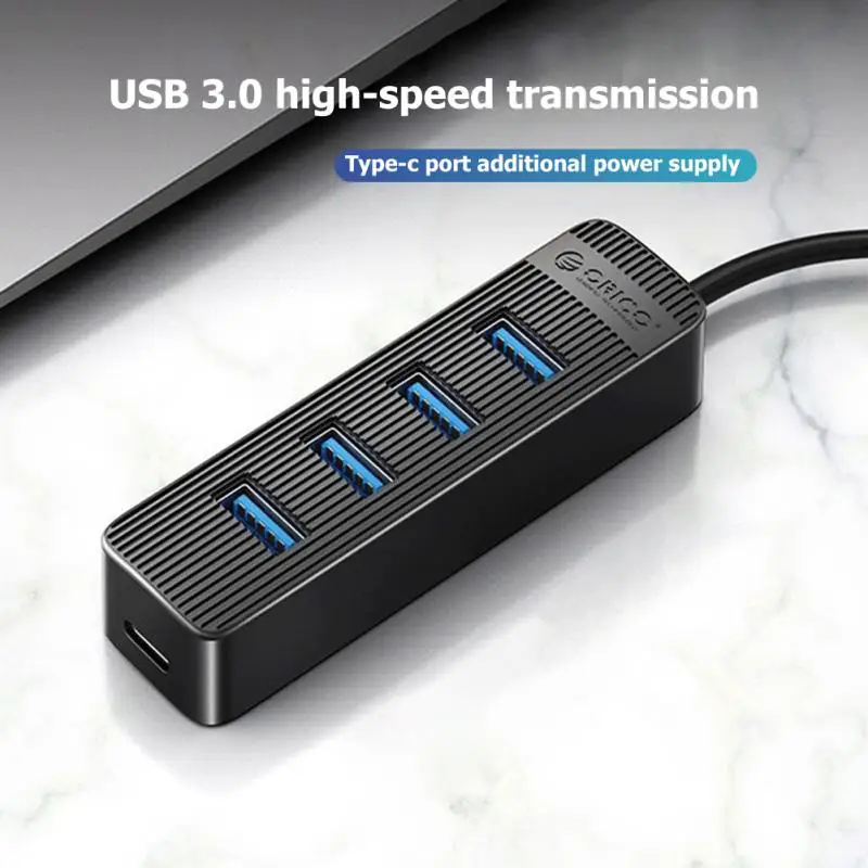 

Multi USB3.0 HUB With Type C Power Port 5Gbps High Speed 4/7 Port USB Splitter OTG Adapter For MacBook Laptop PC Tablet Computer