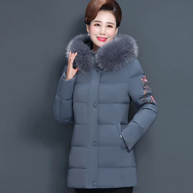 Женские парки размера плюс 5XL зимняя пуховая хлопковая куртка Женское зимнее