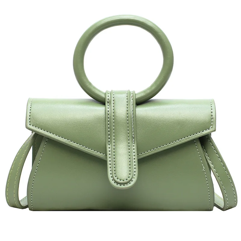 

1 шт. Маленькая женская сумка в иностранном стиле с текстурным кольцом, сумочка