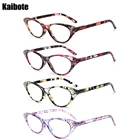 Очки для чтения кошачий глаз для женщин, модные дамские очки для дальнозоркости, считыватель женских очков, 1,0, 1,5, 2,0, 2,5, 3,0, 3,5, 4,0, 4 упаковки