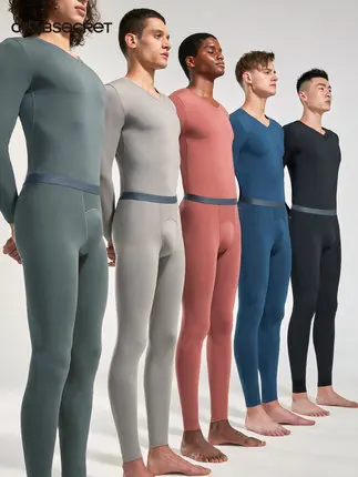 

youpin mijia youpin thermal underwear men's modal cotton thin section women's slim bottoming autumn clothes long pants suit
