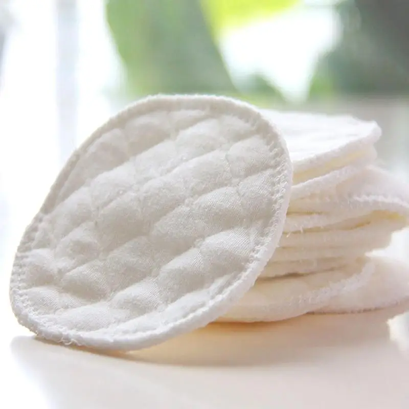 Almohadillas suaves absorbentes lavables para lactancia de beb&eacute;, accesorio reutilizable para dar el pecho, 12 Uds.-1
