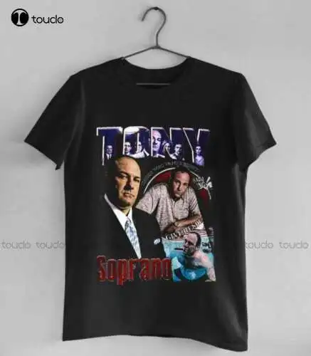 

Новинка Тони Сопрано Винтажная Футболка сопранос черные футболки