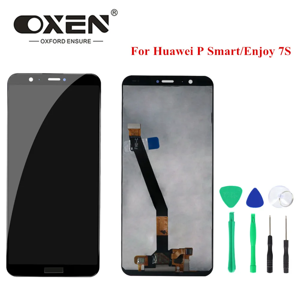 ЖК дисплей OXEN для Huawei P Smart 2018 с сенсорным экраном и дигитайзером в сборе 5 65 дюйма
