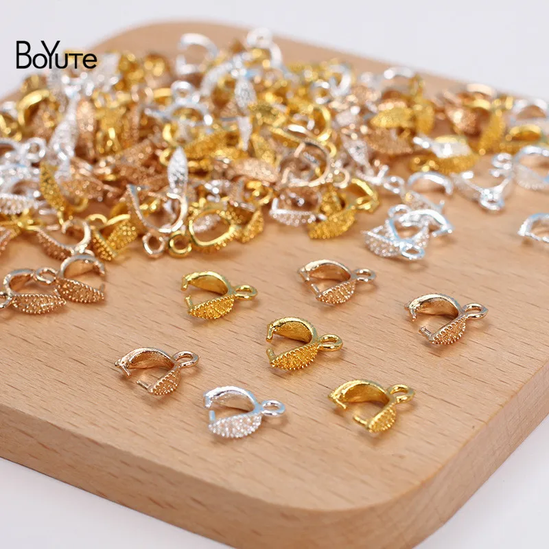 

Застежки из металлического сплава BoYuTe (500 шт./лот), 9 мм, материалы ручной работы «сделай сам», аксессуары для ювелирных изделий, оптовая прода...