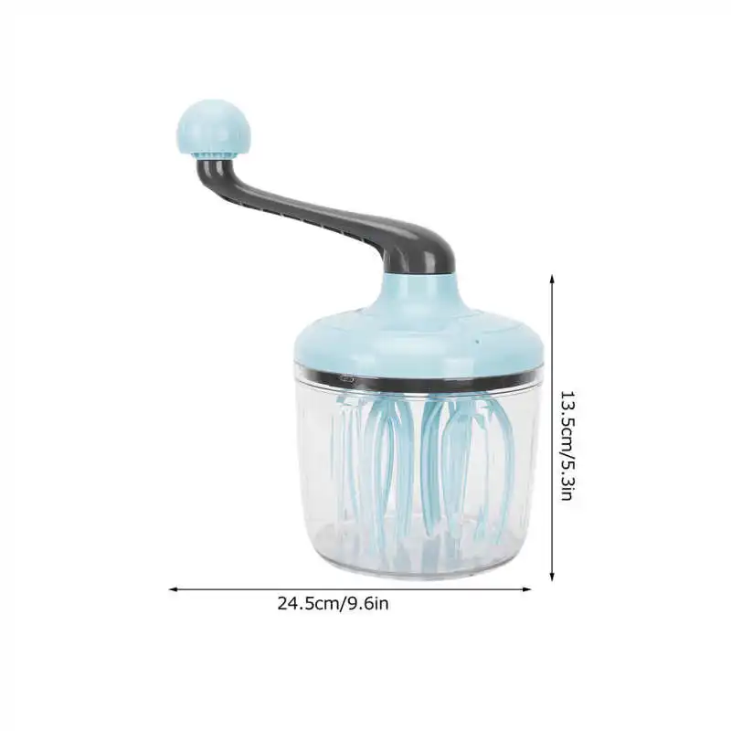 

Cream Mixer Whisk Semi Automatic Manual Egg Milk Foam Frother Home Kitchen Cream Whisk