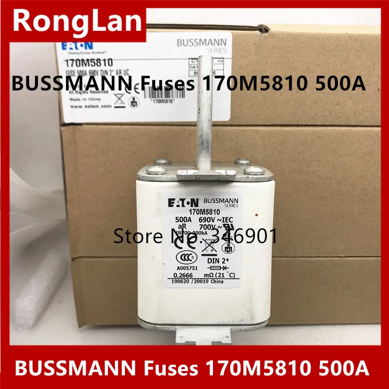 

United States BUSSMANN Fuses 170M5808 170M5809 170M5810 170M5811 170M5812 170M5813 400A 450A 500A 550A 630A 700A 690V/700V fuse