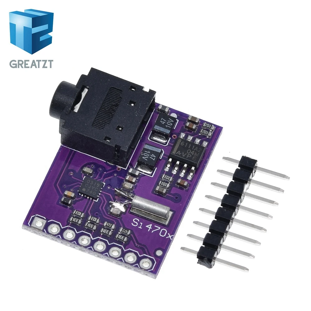Модуль прерывания GREATZT Si4703 RDS FM-радио тюнер оценочный модуль для Arduino AVR PIC ARM радио