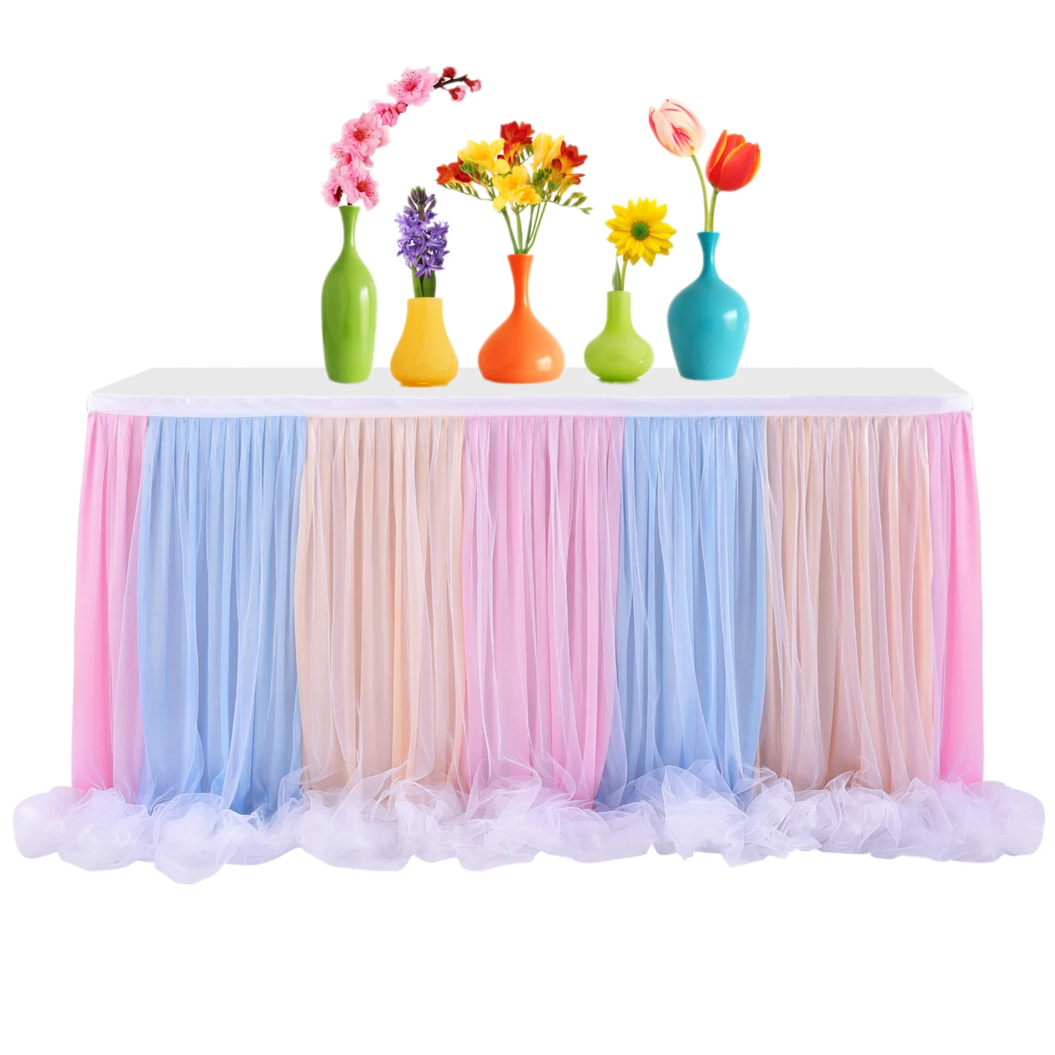 Круглая юбка из тюля в стиле пэчворк дизайнерская тканевая - Цена: 1 430,71 руб.