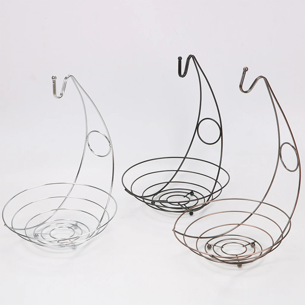 Корзина для фруктового дерева подставка с банановой вешалкой металлический