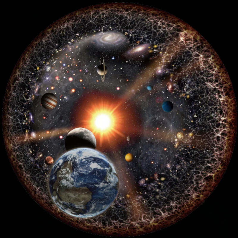 

Difficult Puzzle For Adult Toys Educational Kids Birthday Gifts 1000pcs The Moon Earth Planet Rainbow Jigsaw Dropshipping