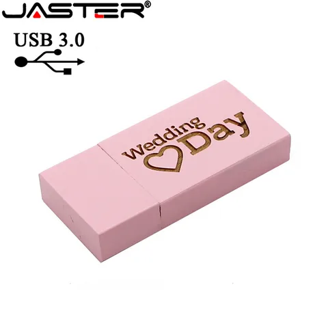 JASTER USB 3.0 (10 шт. бесплатный логотип) 10 цветов Деревянная USB-диска USB-флешка Память-ручка-накопитель 64 ГБ 16 ГБ 32 ГБ подарок