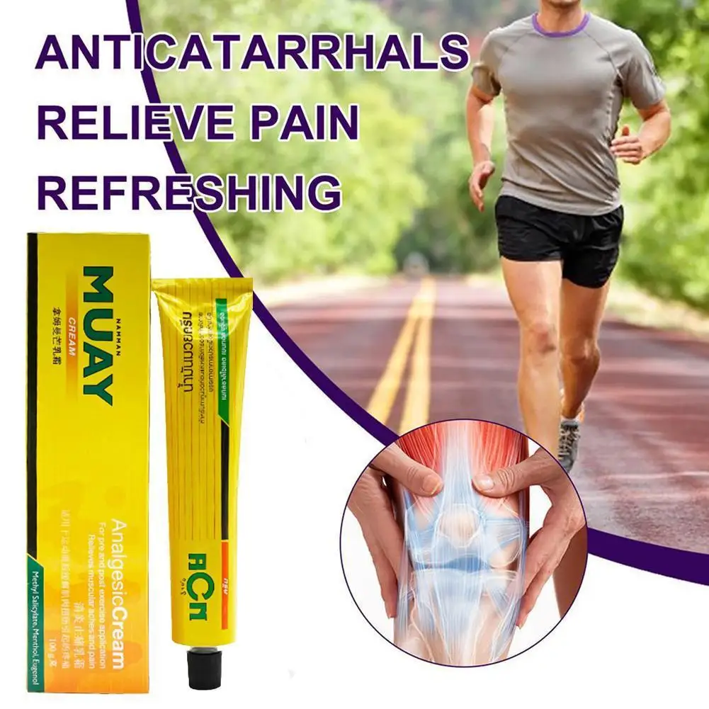 Массаж облегчение боли 100 г/шт. Таиланд активные Муай Тай плеча мазь совместный