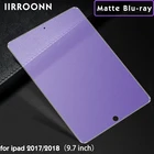Матовое закаленное стекло для Apple iPad 2017, 2018, 9,7 дюймов, матовое стекло для планшета ipad 5 6, защита экрана с защитой от сисветильник