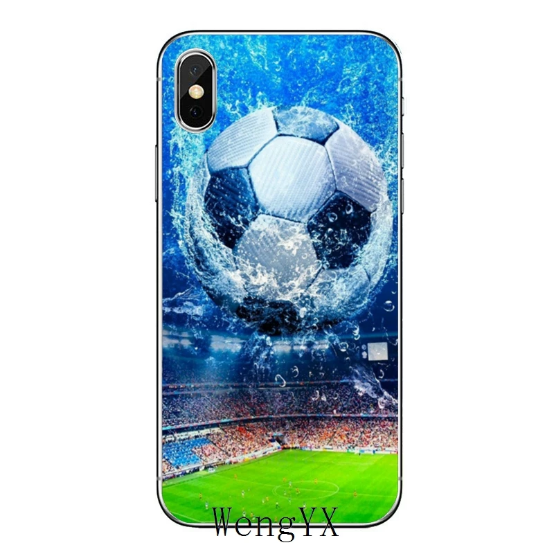Ретро Футбол игровой мяч для samsung Galaxy A10 A30 A40 A50 A60 A70 A6s A8 A9s J4 J6 Prime Plus чехол - Цвет: Game-Ball-A-14