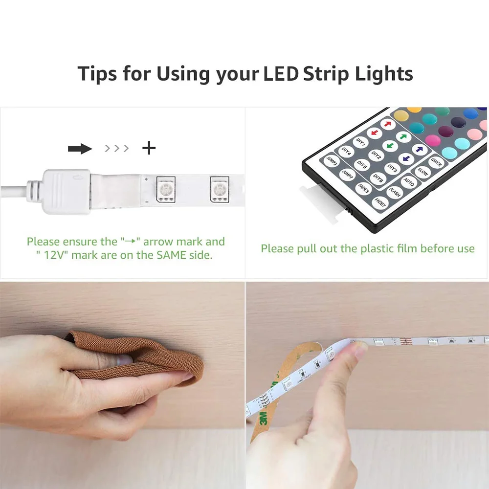 Светодиодный светильник s Kit для спальни 5 м 150 светодиодов 5050 RGB дистанционное