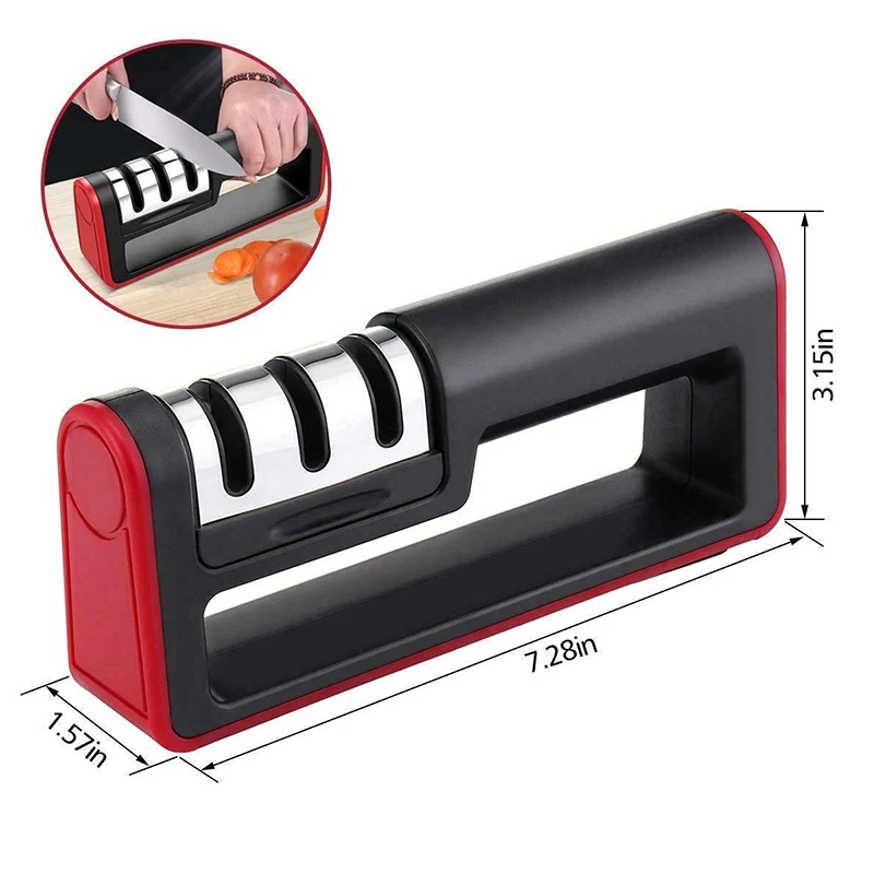 

1PC Knife Sharpener Professional Ceramic Tungsten Kitchen Sharpening System Kitchen Tool