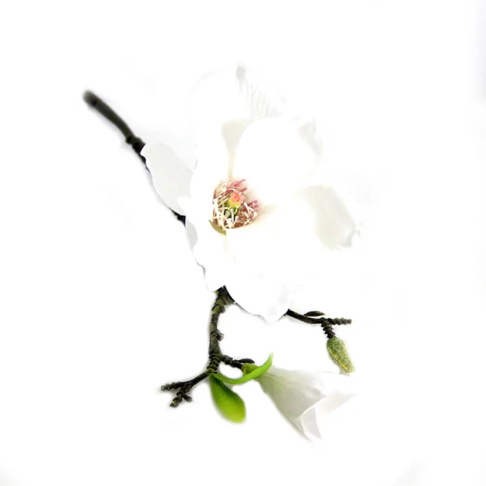 82 см 4 головки духи магнолия хлопок имитация цветов свадебные для сада офиса