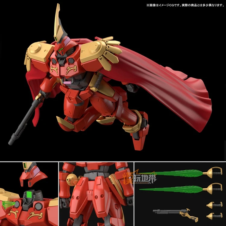 Japaness-Gundam modelo Original HG 1/144 GUNDAM OZ-06MS-SS1, traje m&oacute;vil LEO-s, montar figuras de acci&oacute;n-5