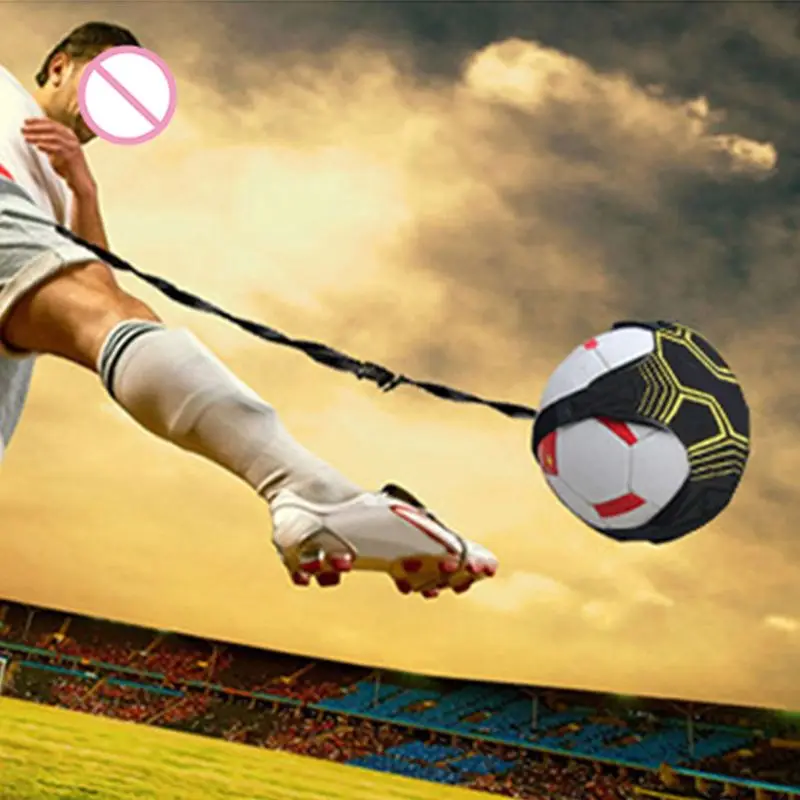 

Kid Soccer Training Elastic Waist Belt Football Kick Throw Solo Practice Exercise Aid Control Skills Adjustable for Kids