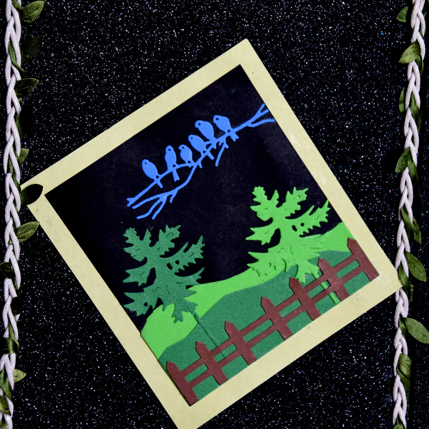 Металлические Вырубные штампы Рождественская елка форма птицы для DIY